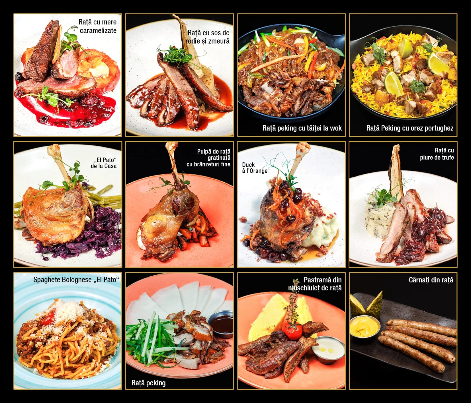 La Rata Menu Specialitati de rata